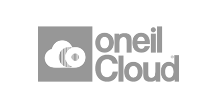 Oneil Cloud Logo in greyscale