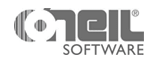 Oneil Logo in greyscale
