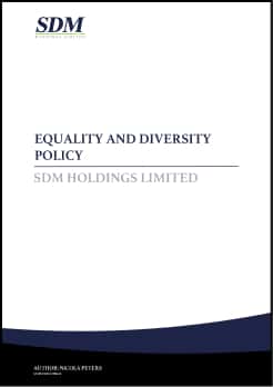 Equality and Diversity Policy